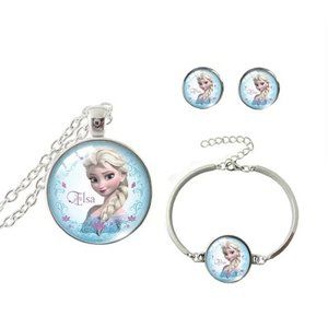 "Frozen" Handmade Jewelry Set with Elsa